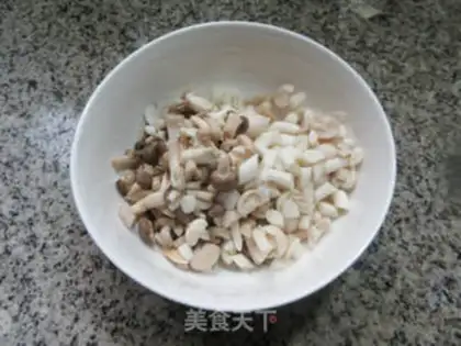 Make Twin mushroom eggs step 2