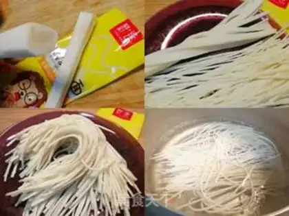 Make Egg cod noodles step 1
