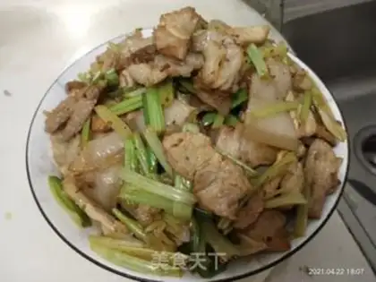 Make Pork celery step 7