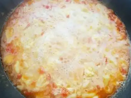 Make Tomato eggs and scissors step 11