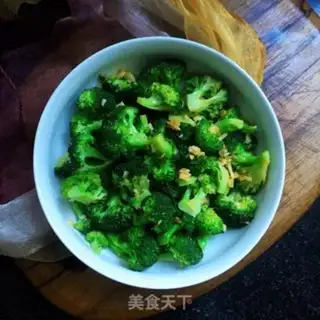 Make Tea and oil and broccoli step 9