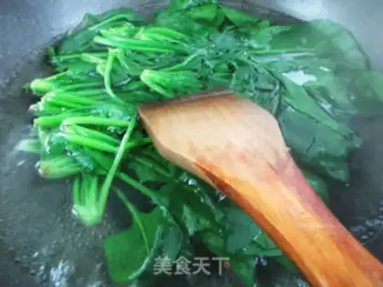 Make Beef slices of spinach step 2
