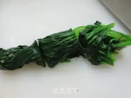 Make Beef slices of spinach step 4