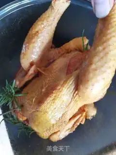 Make Baking the oven with lemon juice. The whole chicken step 6