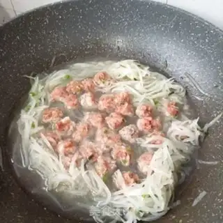 Make The radish meatballs step 17