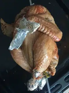 Make Baking the oven with lemon juice. The whole chicken step 9