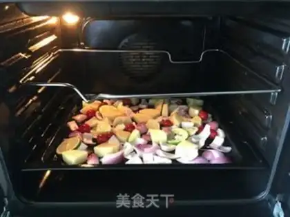 Make Baking the oven with lemon juice. The whole chicken step 10