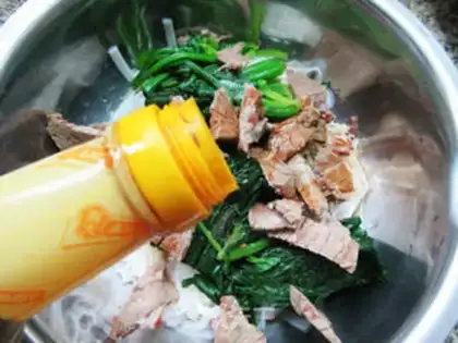 Make Beef slices of spinach step 9