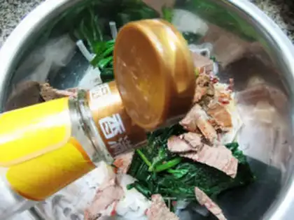 Make Beef slices of spinach step 10