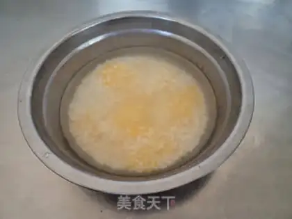 Make Apple date congee step 3