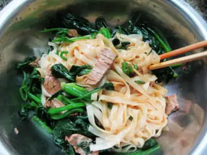Make Beef slices of spinach step 11