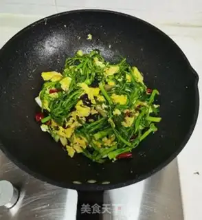 Make Old sprouts, fried eggs step 11