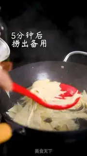 Make Pepper dry tofu step 4