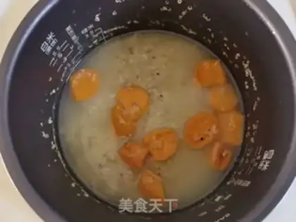 Make Quinos, sweet potatoes, rice congee step 8