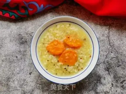Make Quinos, sweet potatoes, rice congee step 9