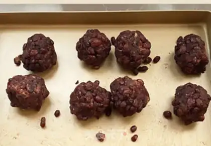 Make All wheat bean snacks step 6