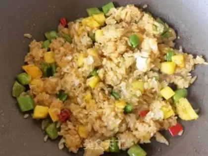 Make Pineapple sweet rice step 9