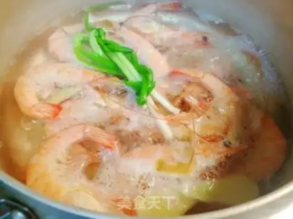 Make Shrimp burning step 2