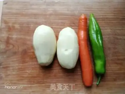 Make Potato egg rind step 0