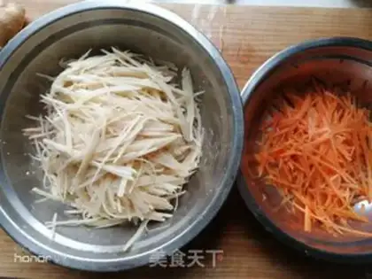 Make Potato egg rind step 2