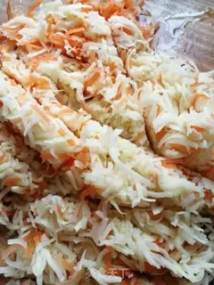 Make Potato egg rind step 4