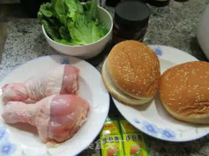 Make New Orleans Bread Leg Burger step 0