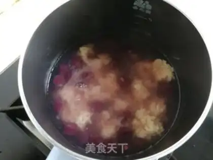 Make Potato round for egg soup step 3
