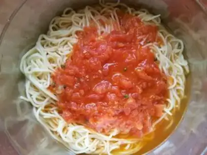 Make Tomato cucumber step 15