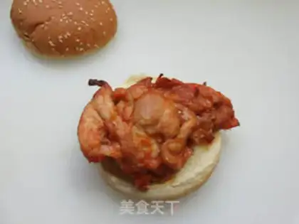 Make New Orleans Bread Leg Burger step 11