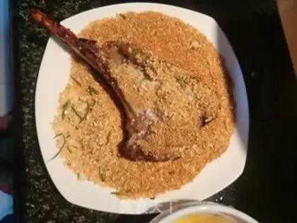 Make French lamb chops step 7