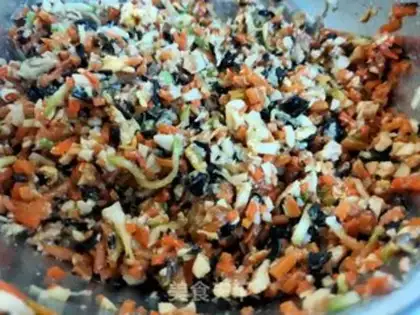 Make Pork carrot abalone mushroom steam step 3