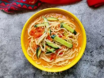 Make Tomato cucumber step 21