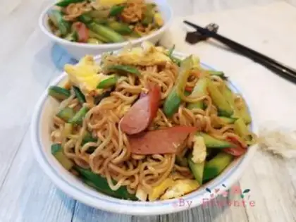 Make Fried noodles step 11