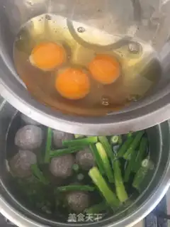 Make Cowballs, egg noodles step 8
