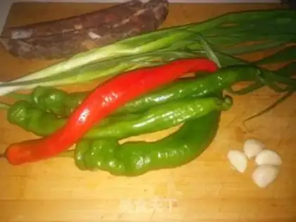 Make Pepper fried sausage step 0