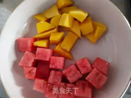Make Milk, fruit and fairy grass step 7