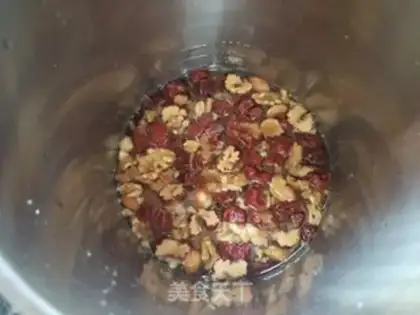 Make Red date walnuts step 5