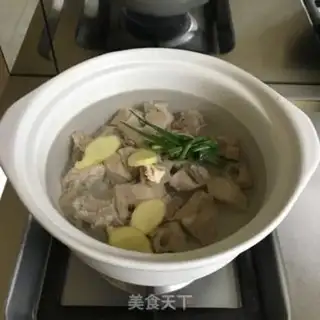 Make Monkey-head mushroom chop soup step 3