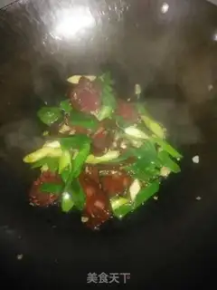 Make Pepper fried sausage step 4