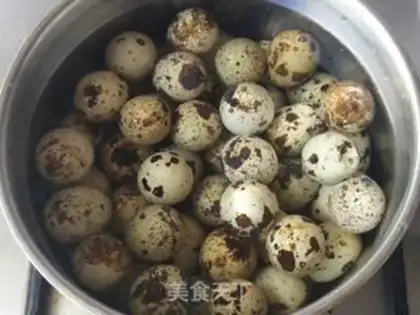 Make Rose quail eggs step 0
