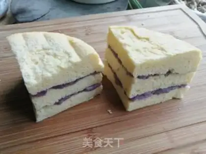 Make Taste mashed potatoes with heart cake step 5