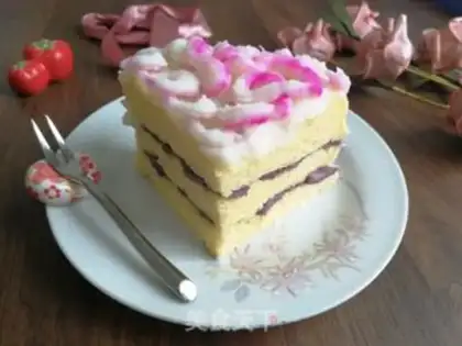 Make Taste mashed potatoes with heart cake step 6