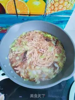 Make Chicken soup noodles step 10