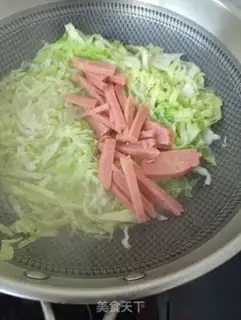 Make A cabbage with sausage step 4