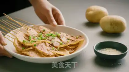 Make Night market with hot potatoes step 9