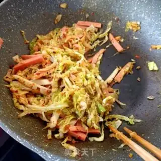 Make A cabbage with sausage step 16
