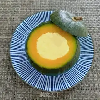 Make Pumpkin steamed eggs step 7