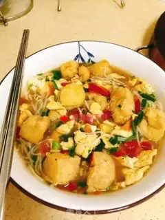 Make Tomato egg noodles step 17