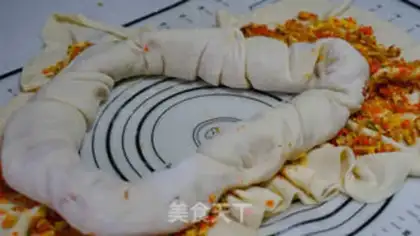 Make Carrot egg rolls step 7
