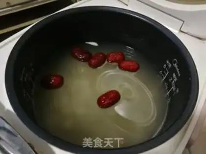 Make Green Bean Lotus lilies step 1